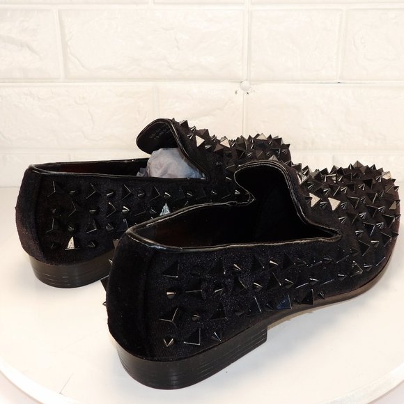 Tallia Treviso Black Velvet Chic Loafers 7.5 M main image 6